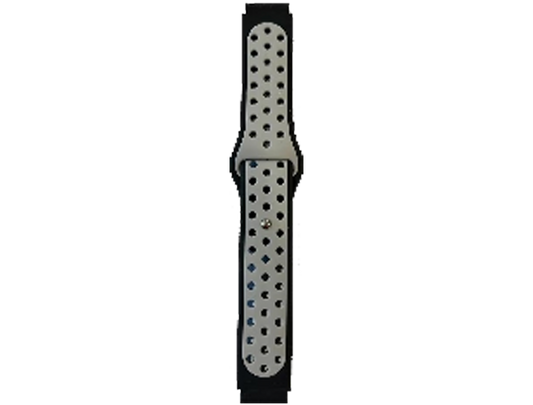 Grey Pin-and-Tuck Strap - Large